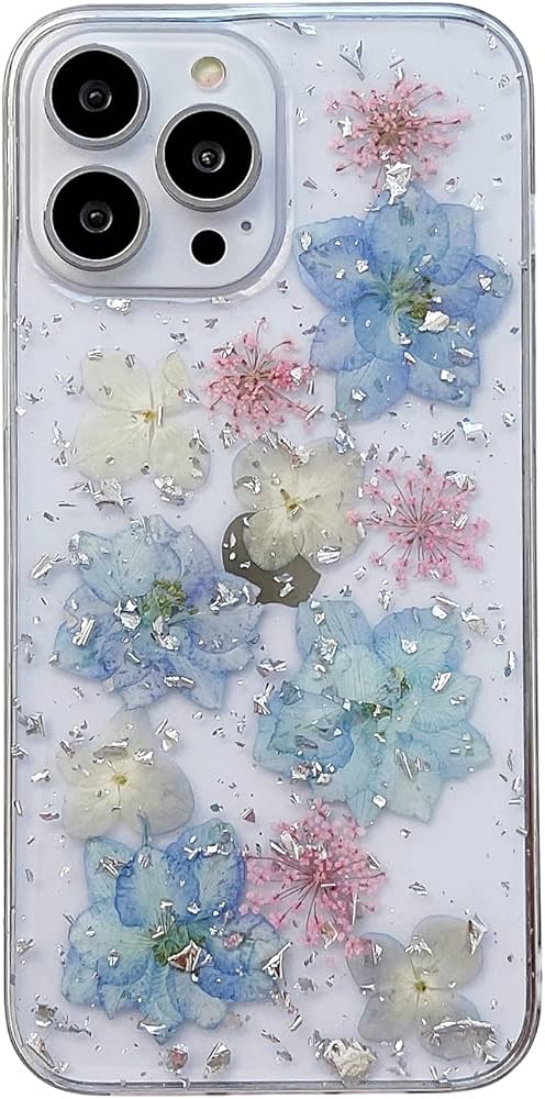 Amazon.co.jp: iPhone 12 / 12 Pro 対応 クリア 可愛い 花柄 ケース