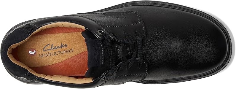Amazon.com | Clarks Men's Un Briley Pace Black Leather 7.5 Medium