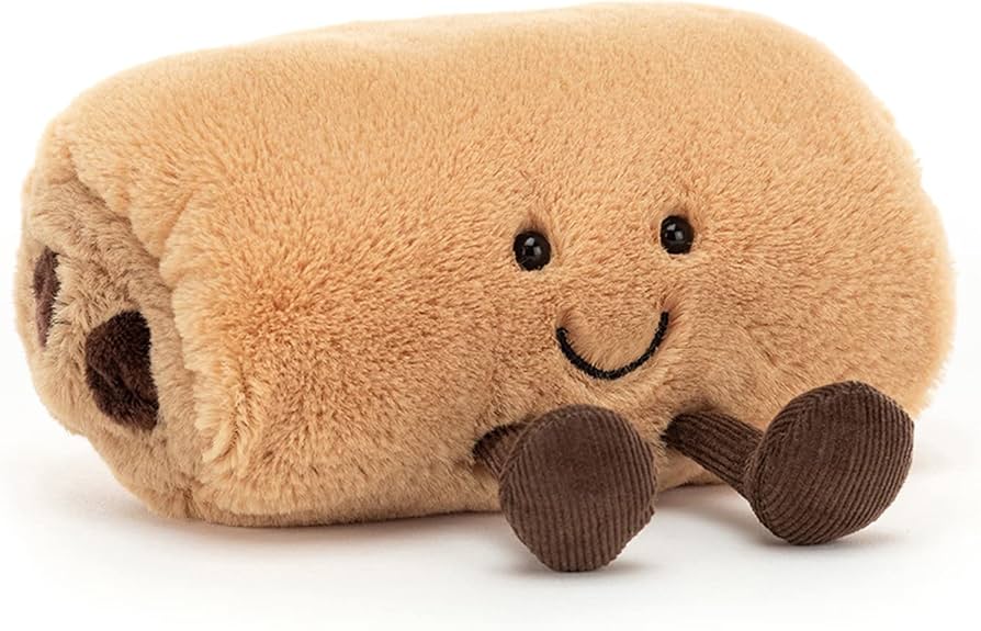 Amazon.com: Jellycat Amuseables Pain Au Chocolat Stuffed Toy, 6