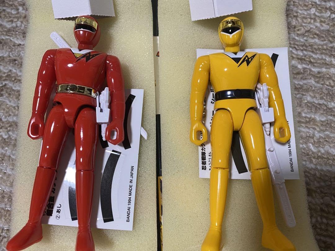 美品 忍者戦隊カクレンジャー変身前フィギュア 5体セット 美品 忍者