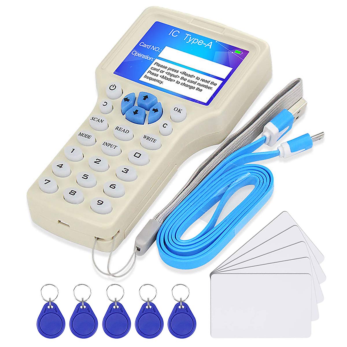 Amazon.com: LEXI 125KHz 13.56MHz 10 Frequency RFID Access Reader