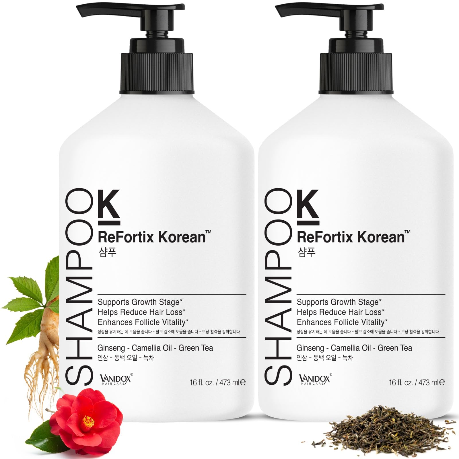 Amazon.com : VANIDOX ReFortix Korean Shampoo and Conditioner Set