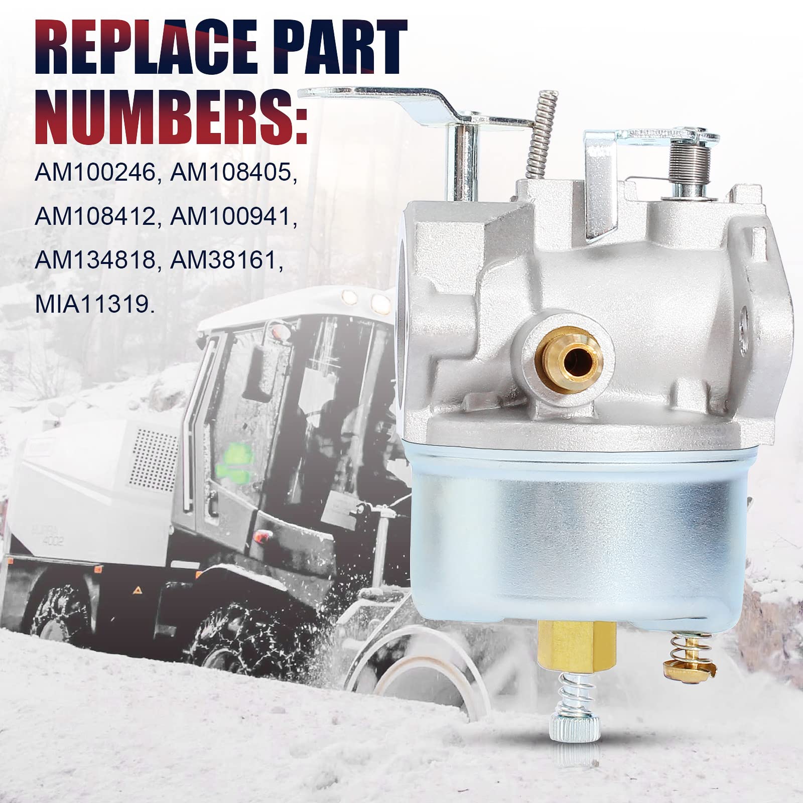 Amazon.co.jp: QAZAKY キャブレター除雪機用 526 726 732 826 826D