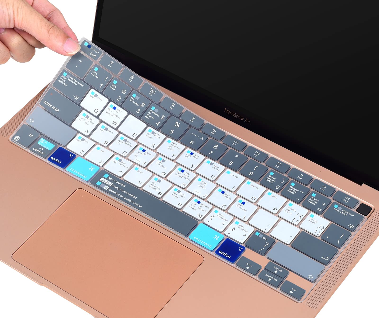Amazon.com: MacBook Shortcuts Keyboard Cover for 2020 2021 New