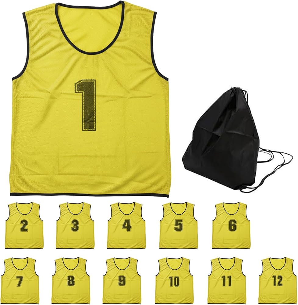 Amazon.co.jp: [ロジック] ビブス セット ゼッケン 収納バッグ付き