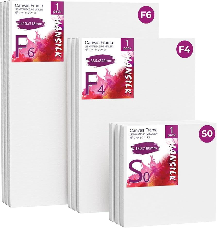 F15の中目 キャンバス バラ売り可 9枚 画材 画板 絵画 F15の中目