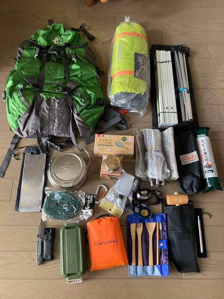 Amazon.co.jp: ソロキャンプ用品品まとめ売り リュック、テント