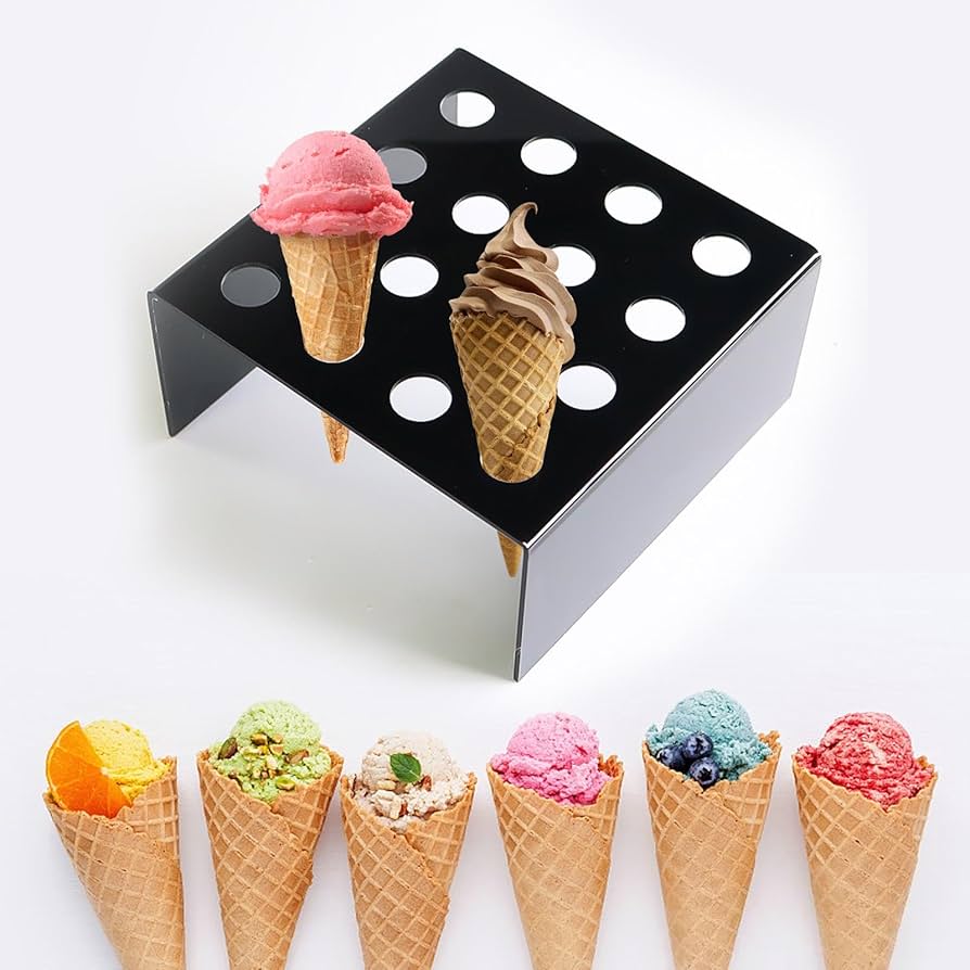 Amazon｜JISADER アイスクリーム コーン スタンド アイスクリーム