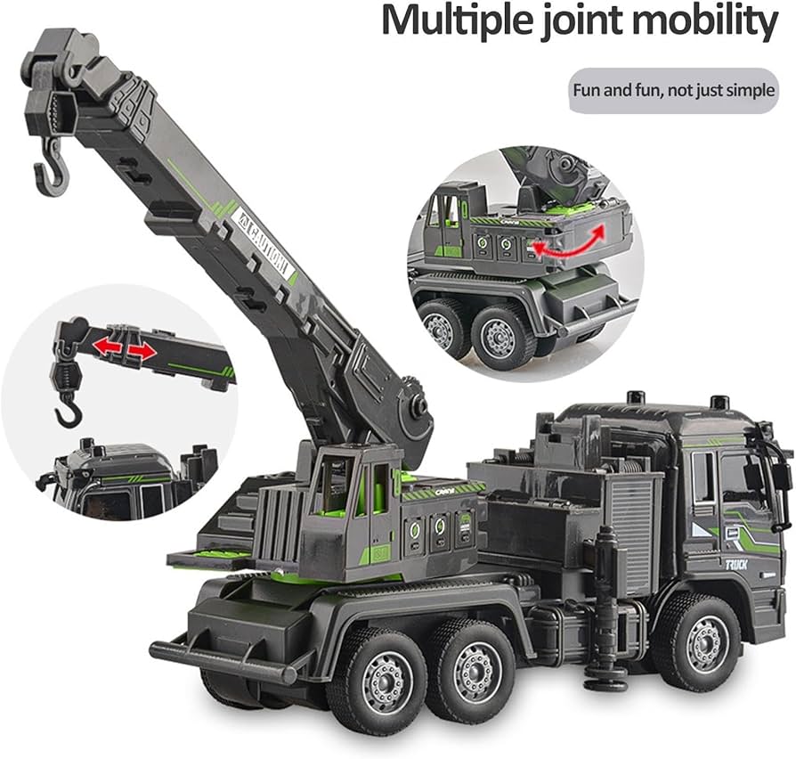 Amazon | 建設車両 おもちゃ ミキサー車/ダンプトラック/クレーン車