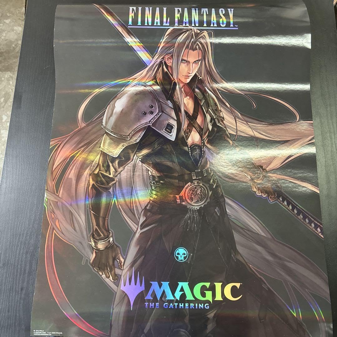ファイナルファンタジーコラボ mtg クラウド プレイマット プレイ