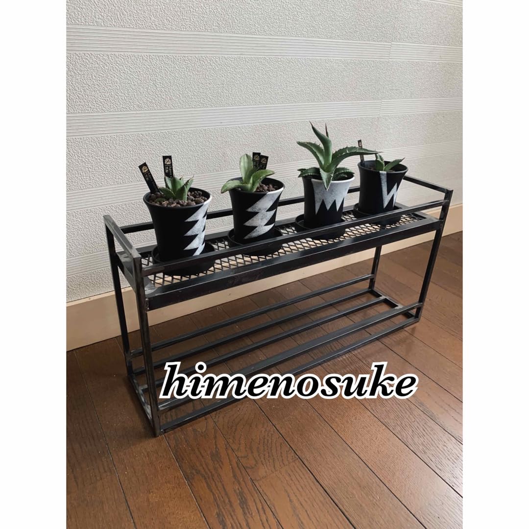 Amazon｜ノーブランド品アイアンシェルフ植物棚ボタニカルシェルフ