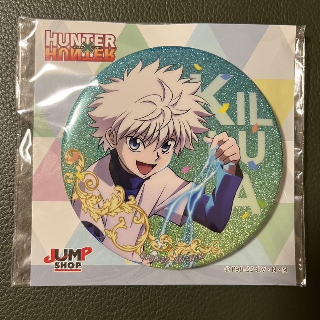 ハンターハンター グリッター 缶バッジ キルア ジャンプショップ