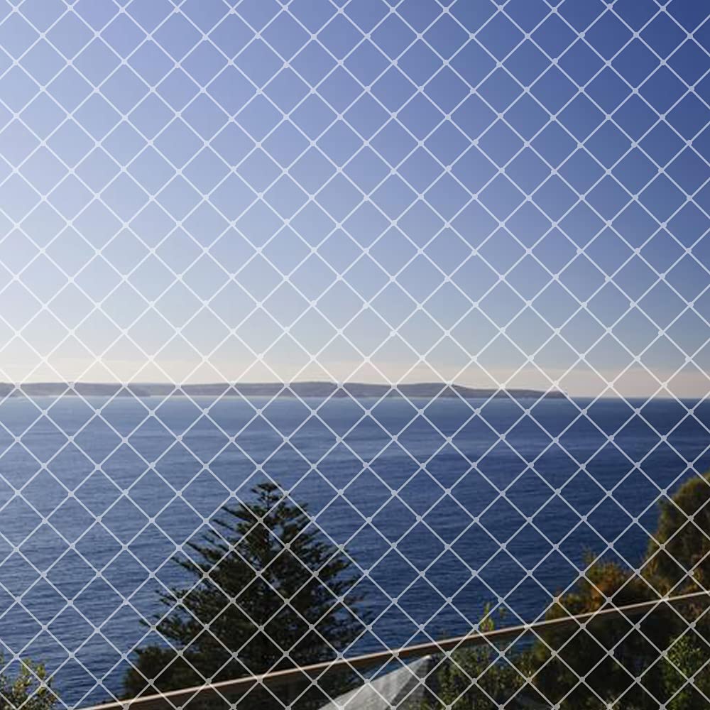 防球ネット 防鳥ネット4m×16m 目合い2.5cmメッシュ 縁無し