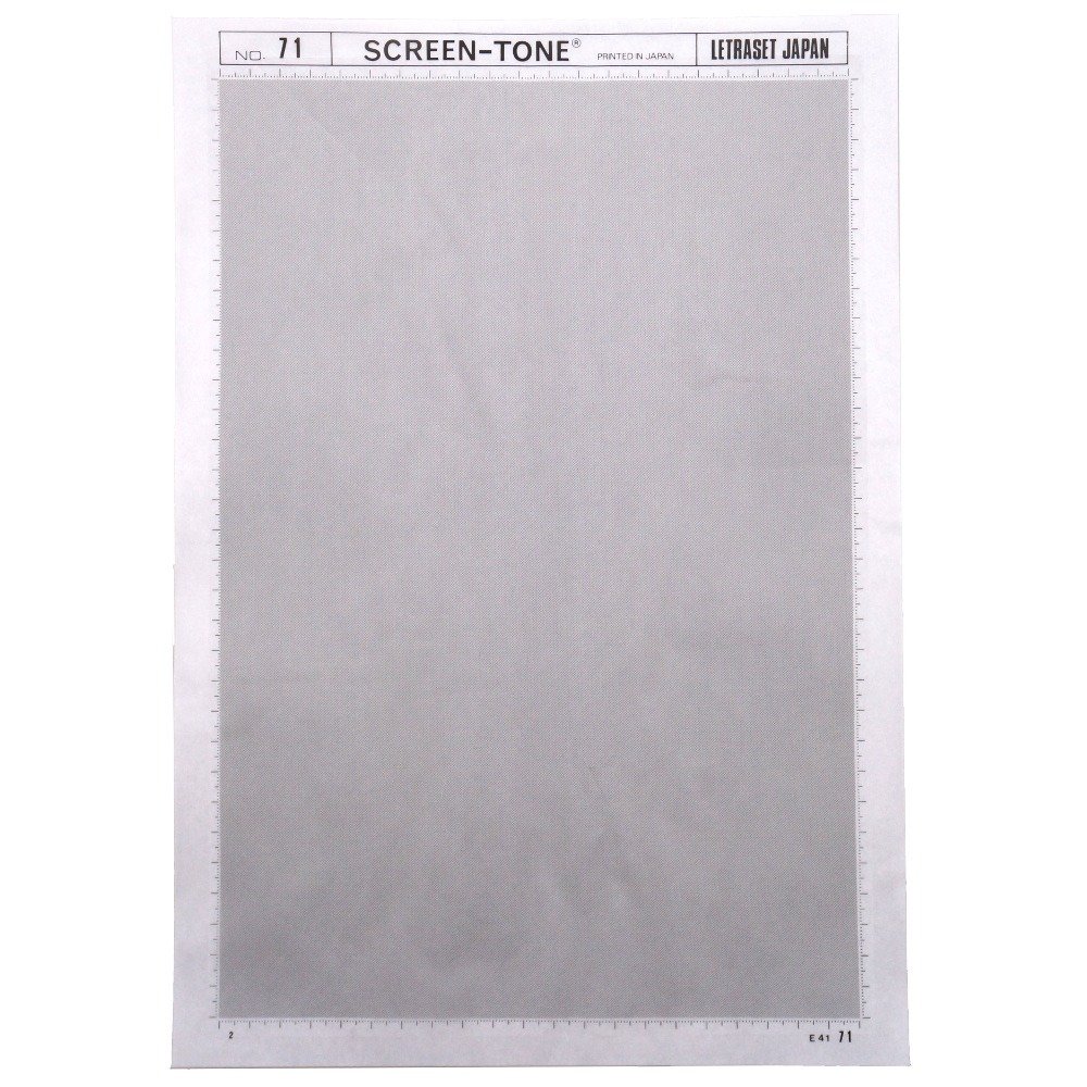 Amazon.co.jp: レトラセット スクリーントーン 71 網点 60線 10% 50枚