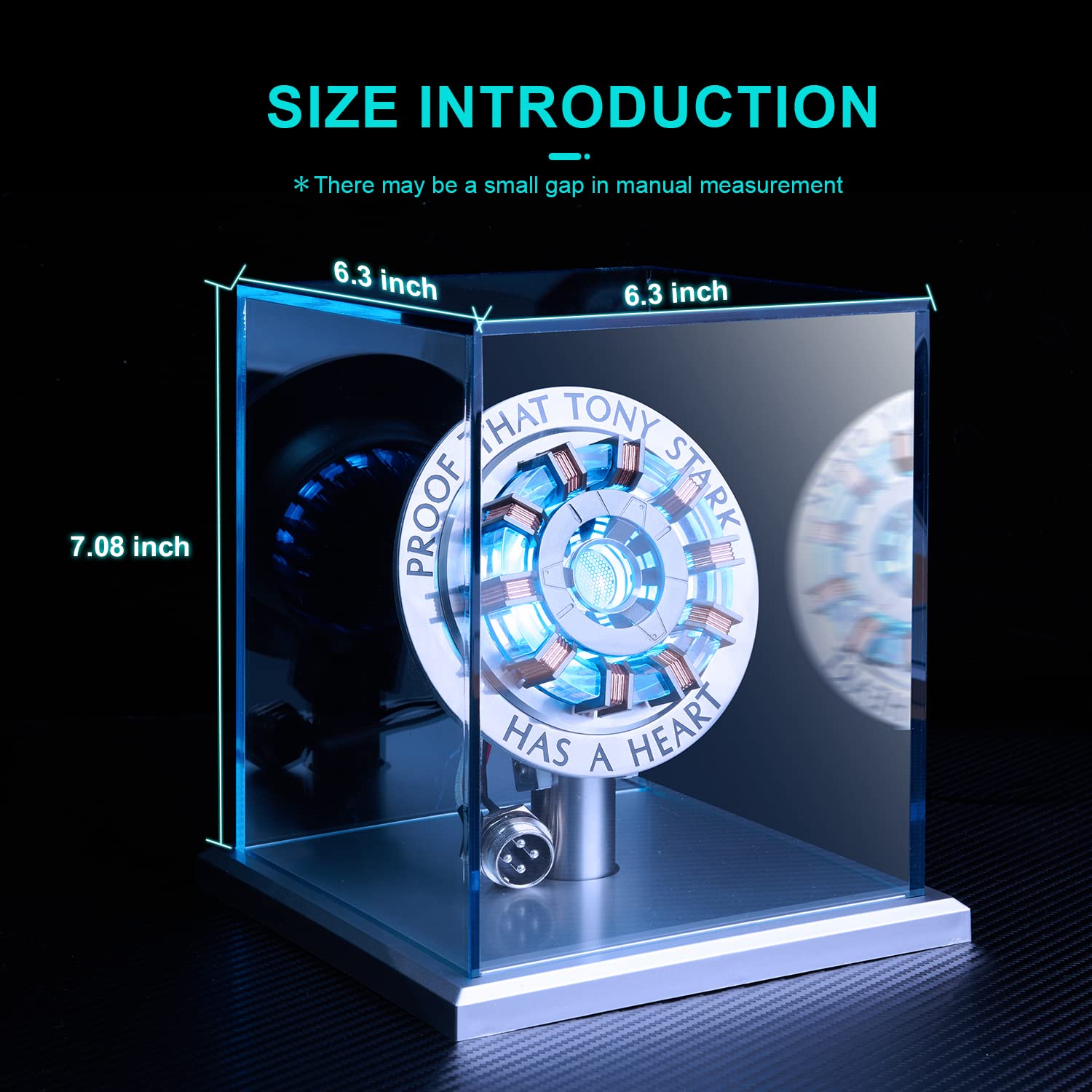 Amazon | 新バージョン 1:1 アイアンマン アーク リアクター MK2 LED