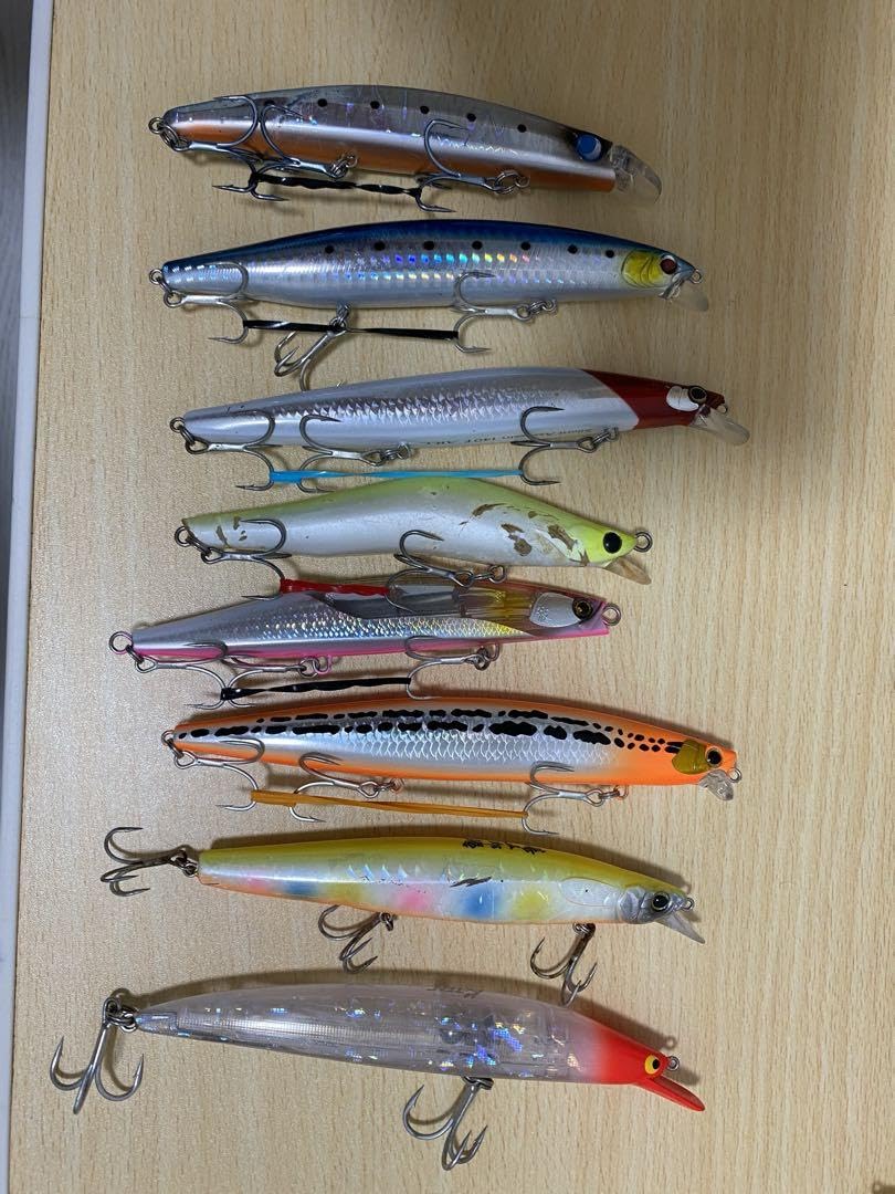青物/シーバスルアー 8点 まとめ売り 引退セット 青物/シーバスルアー