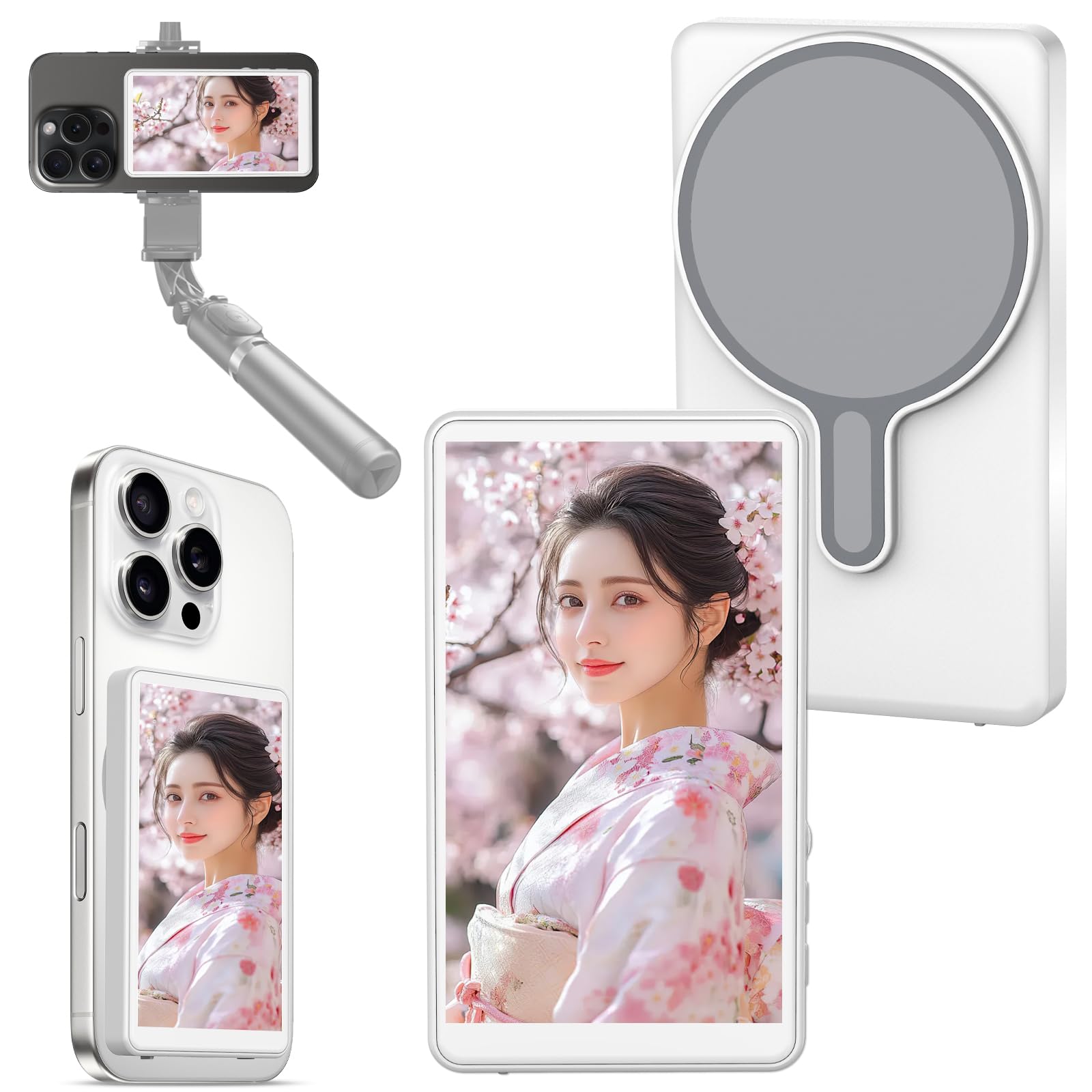 Amazon | BUKIHO 自撮りモニターVlogポータブルモニター 4.02インチ