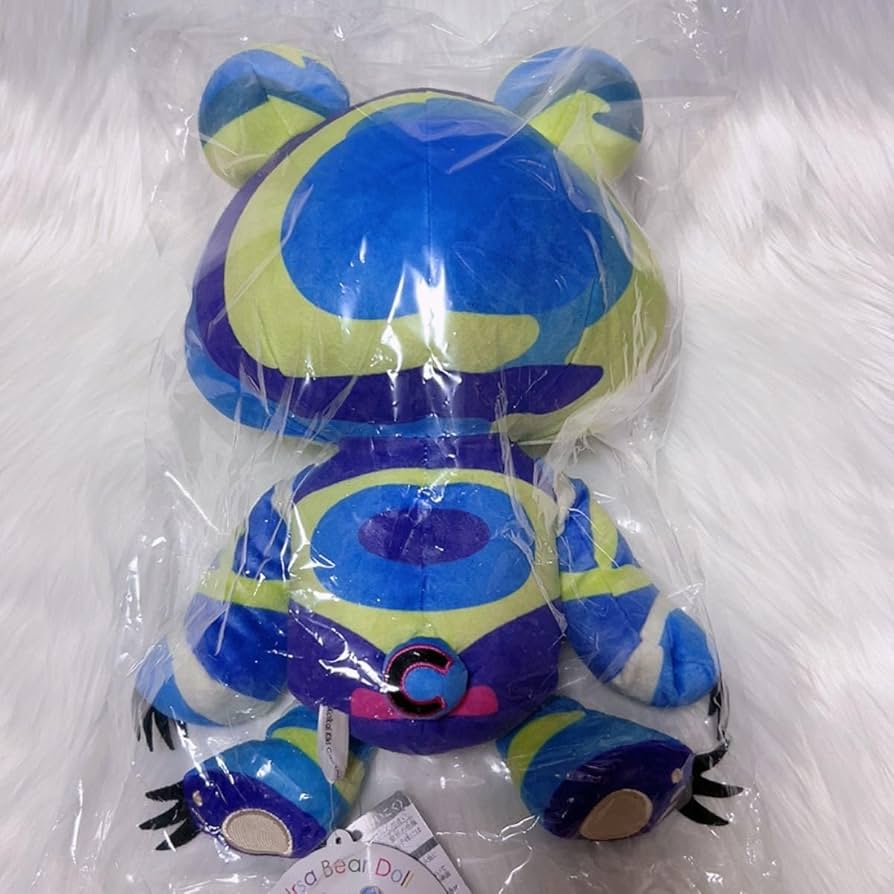 Amazon.co.jp: 村上隆 ウルサ ベア ぬいぐるみ 青 Ursa Bear-Blue