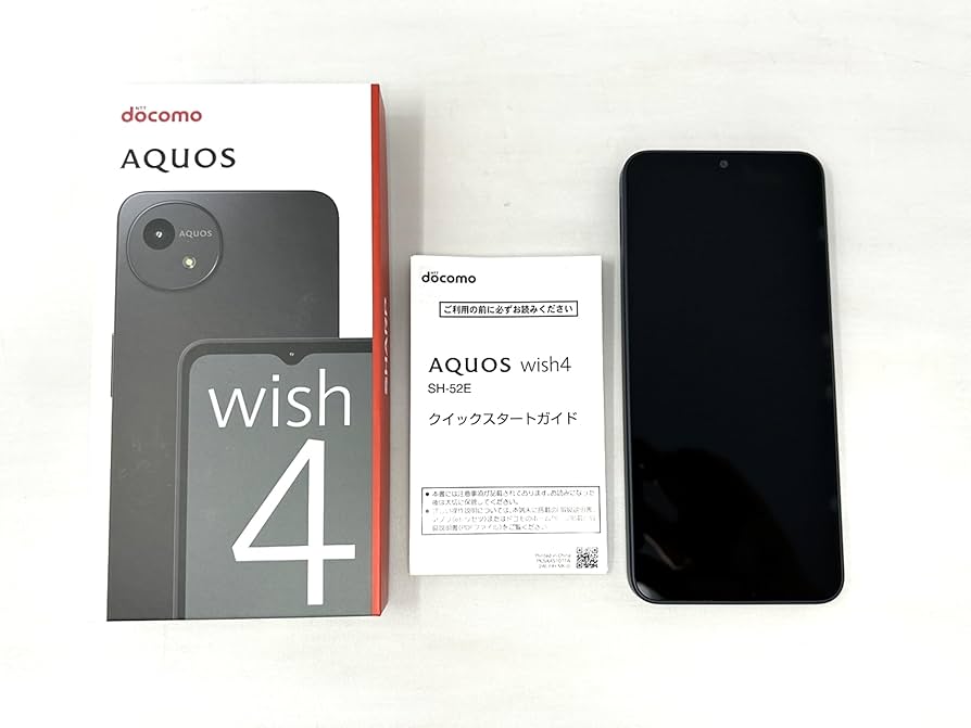 Amazon.co.jp: SIM-free AQUOS wish4 SH-52E Black docomo model SIM