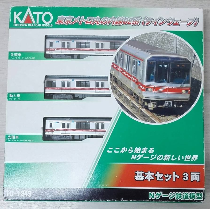 Amazon | Nゲージ KATO 東京メトロ丸ノ内線02系 (サインウェーブ) 3両
