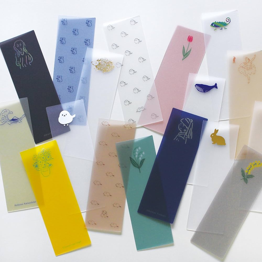 Amazon | エルコミューン しおり マスターピース クリアブックマーク