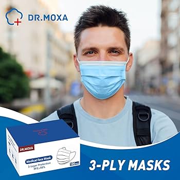 Amazon.com: DR.MOXA 1000 Pack Disposable Medical Face Masks