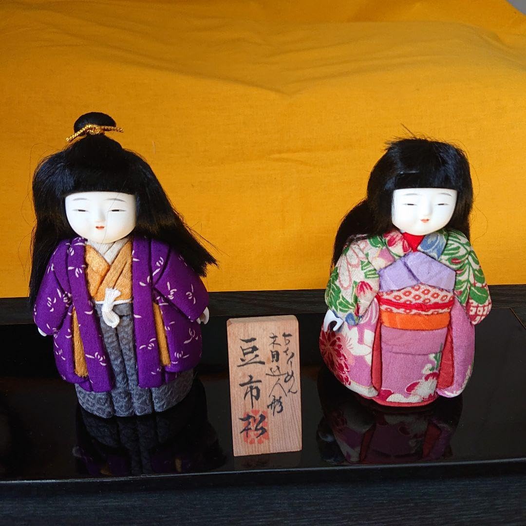 Amazon.co.jp: 古布ちりめん木目込人形