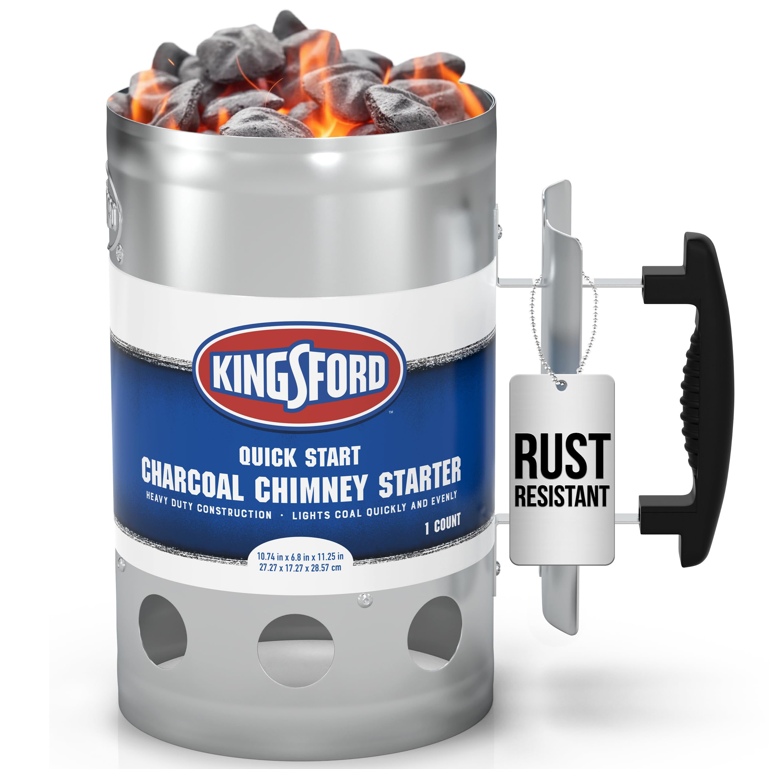 Amazon.com: KINGSFORD Heavy Duty Deluxe Charcoal Chimney Starter