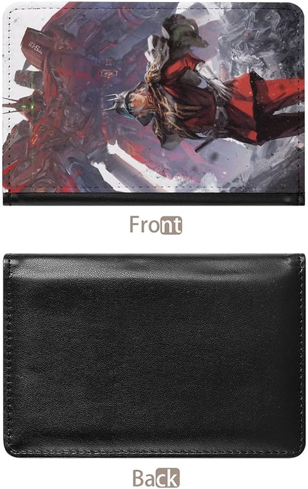 Amazon.co.jp: ネオ ジオンガンダム シャア パスポートケース 高級PU