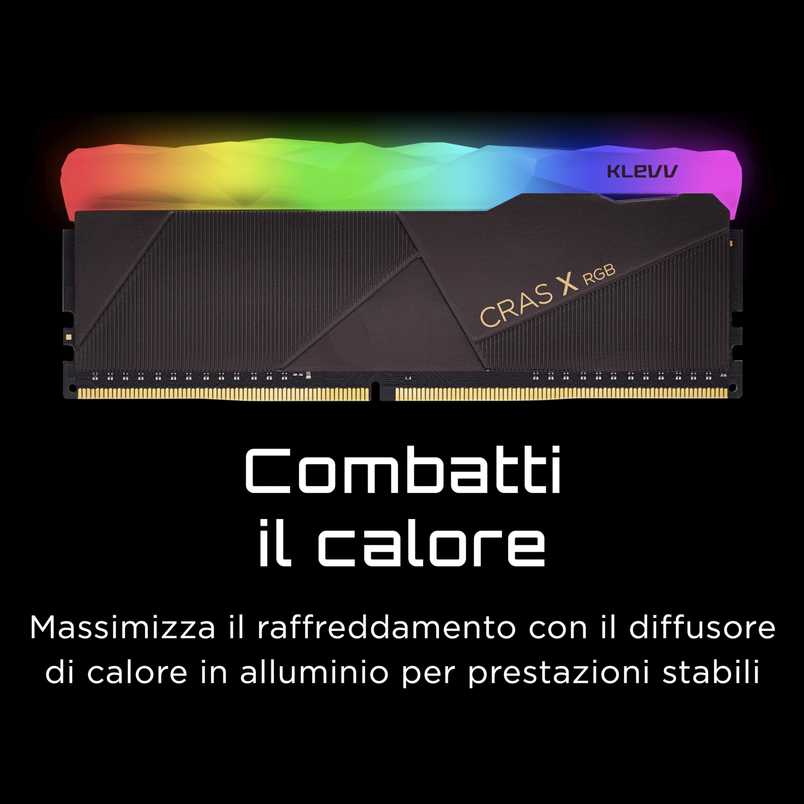 KLEVV CRAS X RGB DDR4 16GB (2x8GB) 3600MHz CL18 1.35V Gaming