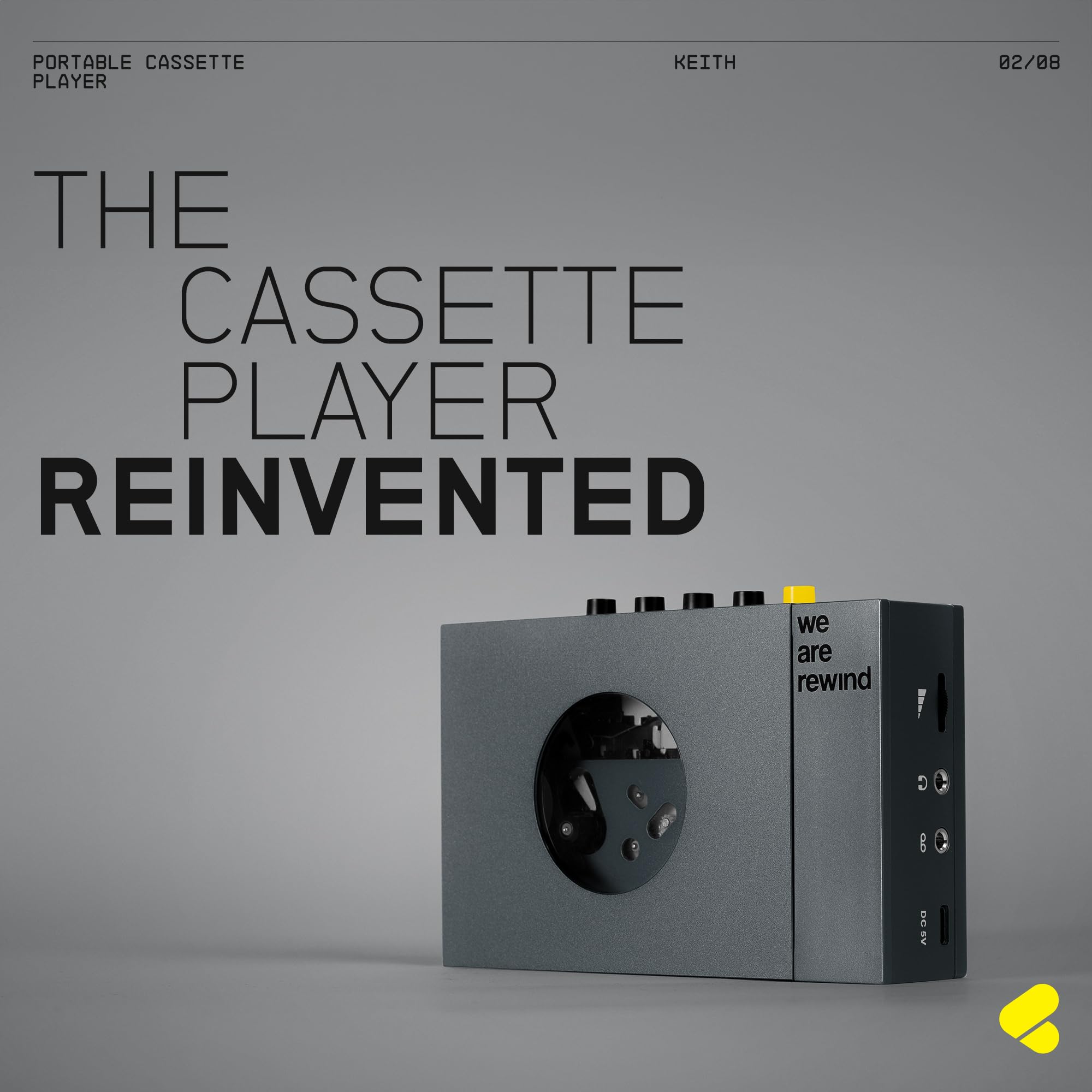 Amazon.com: We Are Rewind Portable Cassette Player - Cassette Tape