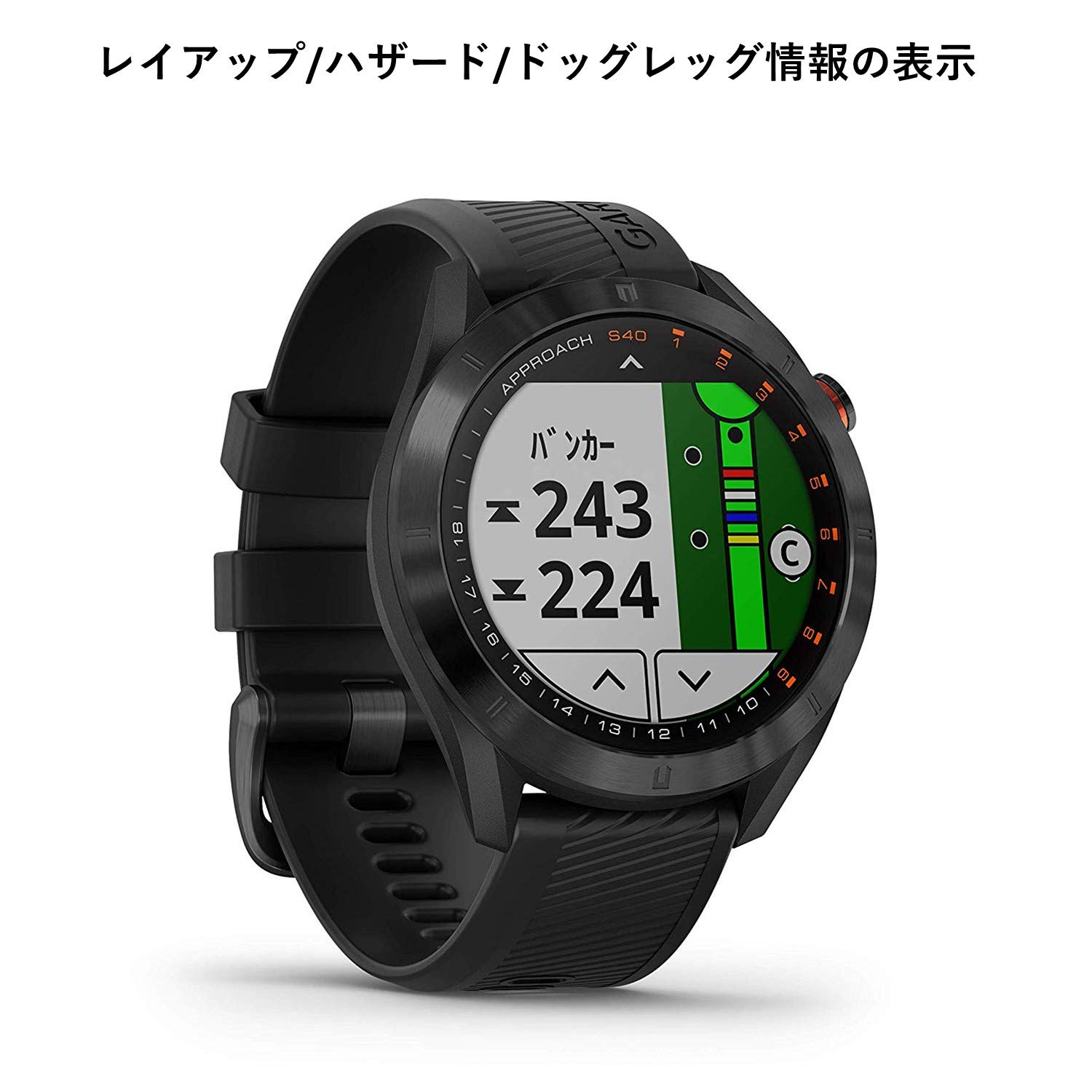 Amazon | GARMIN(ガーミン) Approach Approach S40 BLACK 010-02140-21
