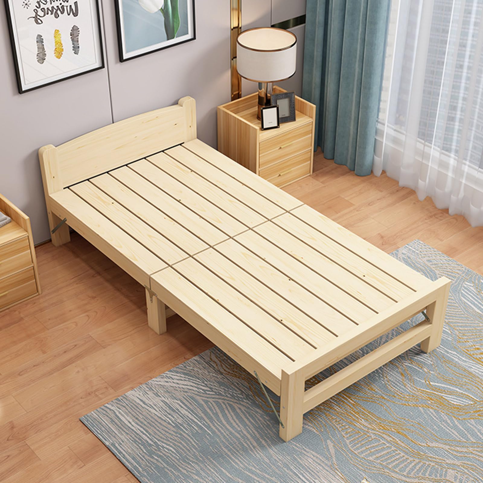 すのこ 伸縮 シングルベッドフレーム(10/20までの出品) すのこ 伸縮