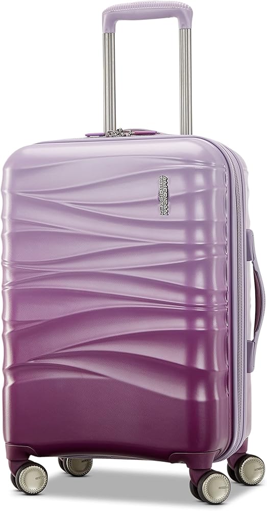 Amazon.com | American Tourister 20-inch Spinner, Purple Haze, 20