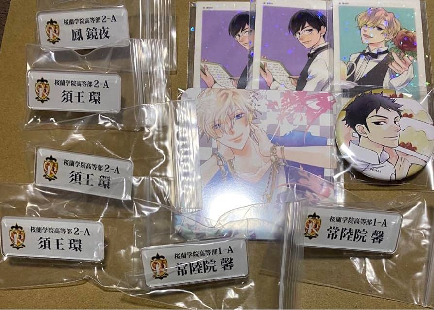 Amazon.co.jp: 桜蘭高校ホスト部 カフェ 銛之塚崇 鳳鏡夜 須王環 缶