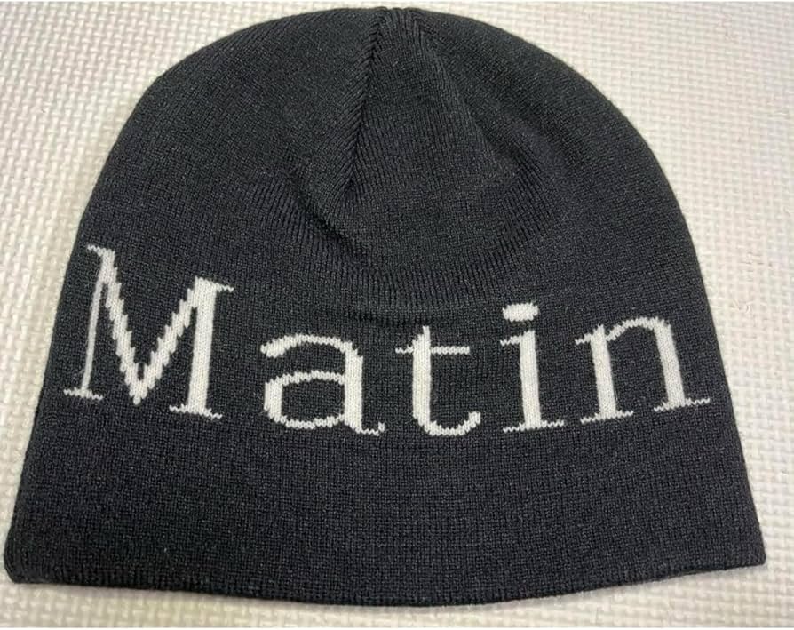 Amazon.co.jp: Matin Kim マーティンキム ニット帽 ビーニー ブラック