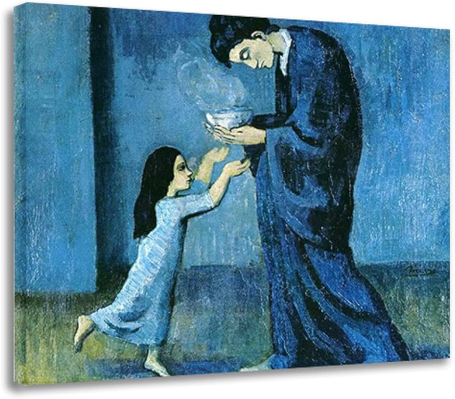 Amazon.com: The Soup By Picasso Abstract Painting Famous Picasso