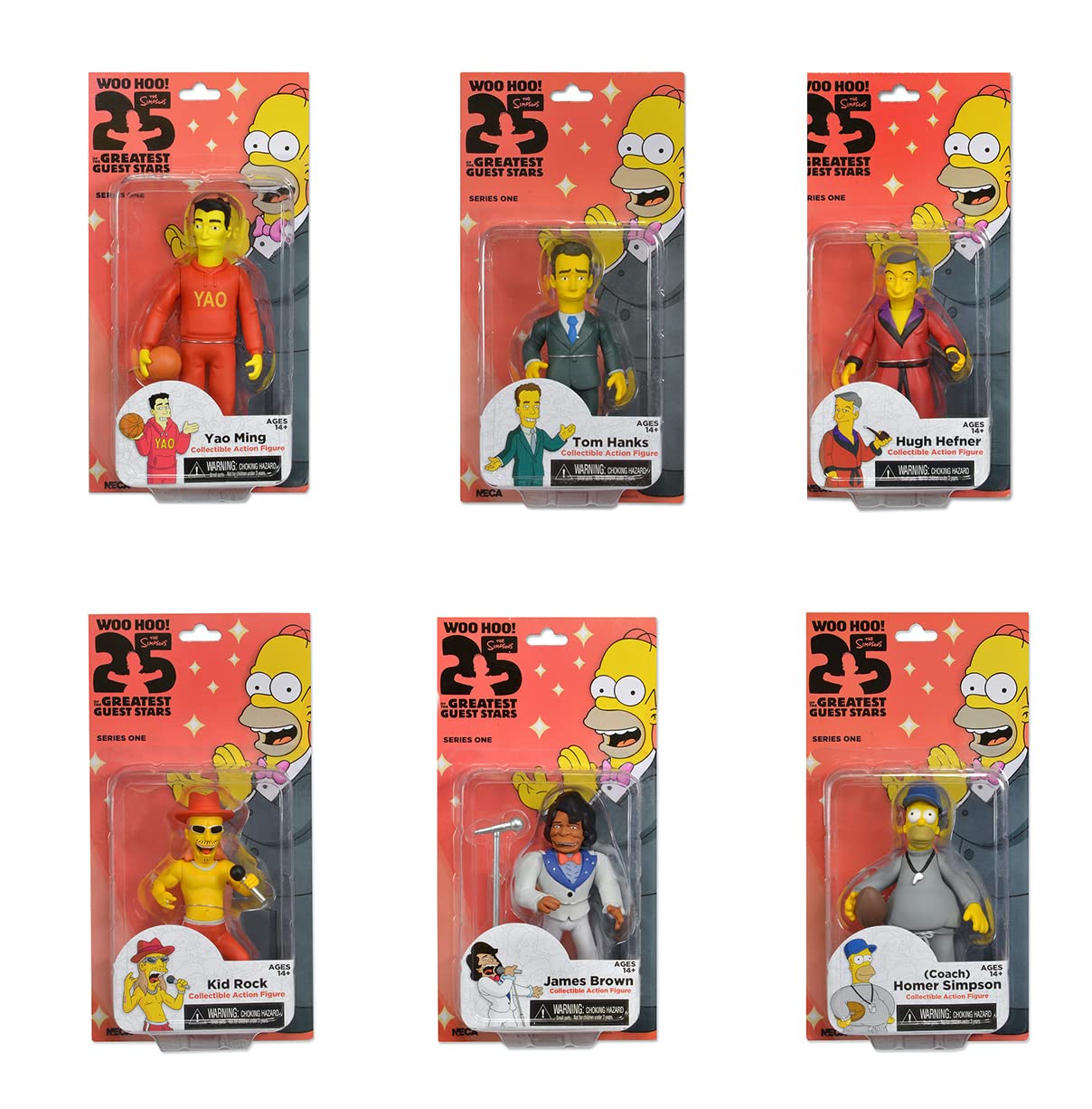 Amazon.com: NECA The Simpsons 25th Anniversary - Series 1 - Yao