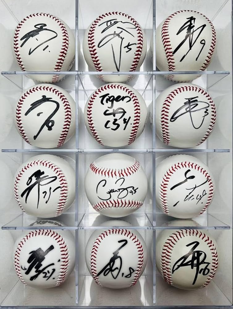 Amazon.co.jp: 阪神タイガース 直筆サインボール 12球セット ラスト1品