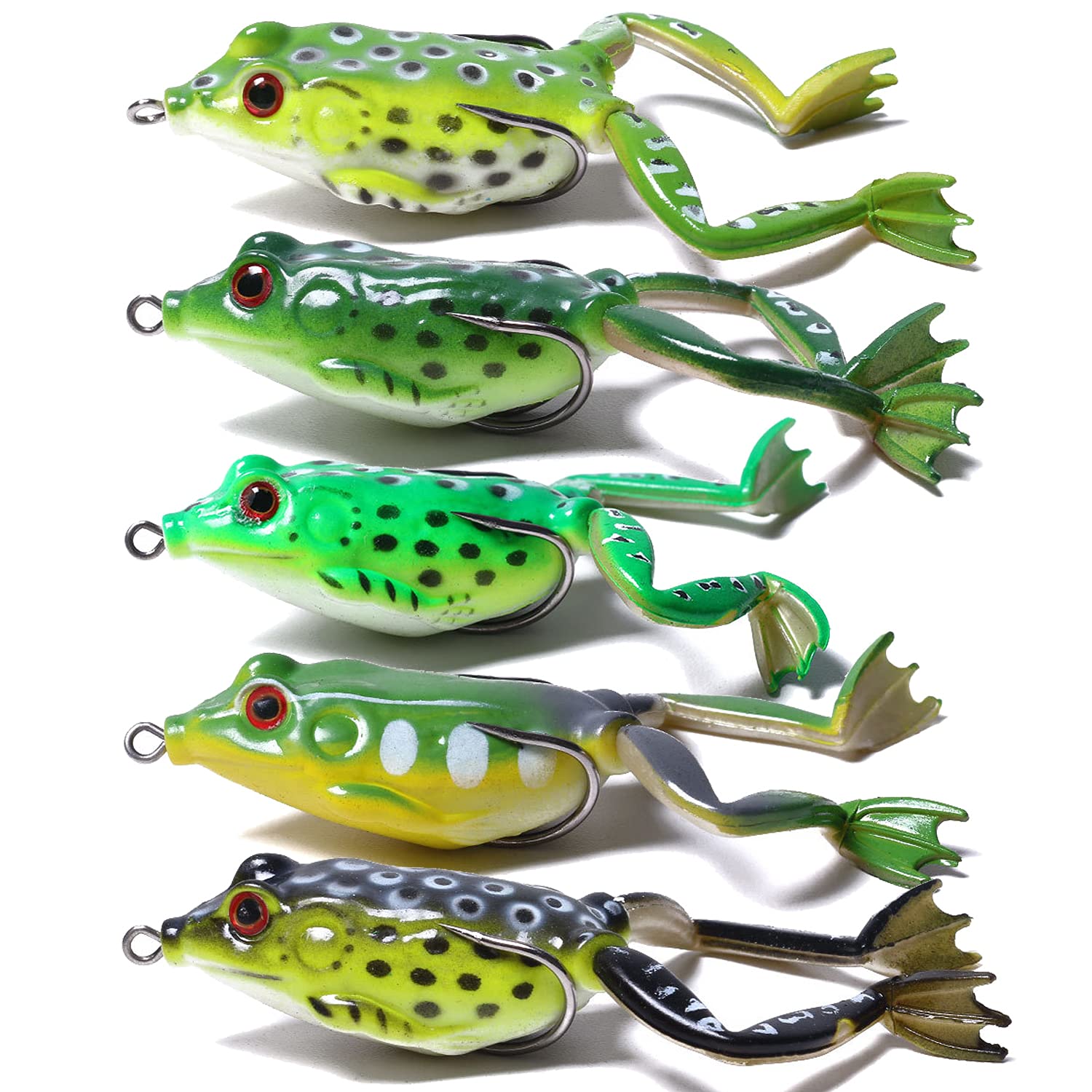 Amazon.co.jp: Topwater Frog ルアー ソフトフロッグ スイムベイト