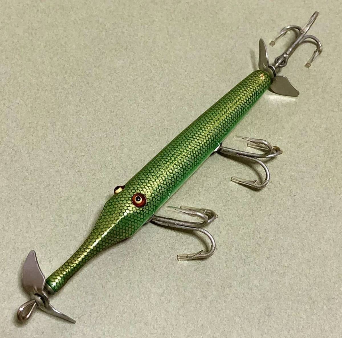 Amazon.co.jp: アンティークルアー 1930年代 Creek Chub 超 ガーミノー