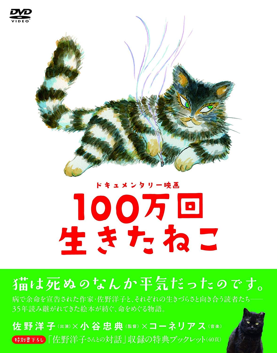 Amazon.co.jp: 100万回生きたねこ [DVD] : 佐野洋子, 渡辺真起子, 小谷