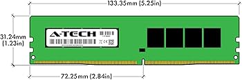 A-Tech 64GB (4x16GB) DDR4 2400 MHz UDIMM PC4-19200 (PC4-2400T