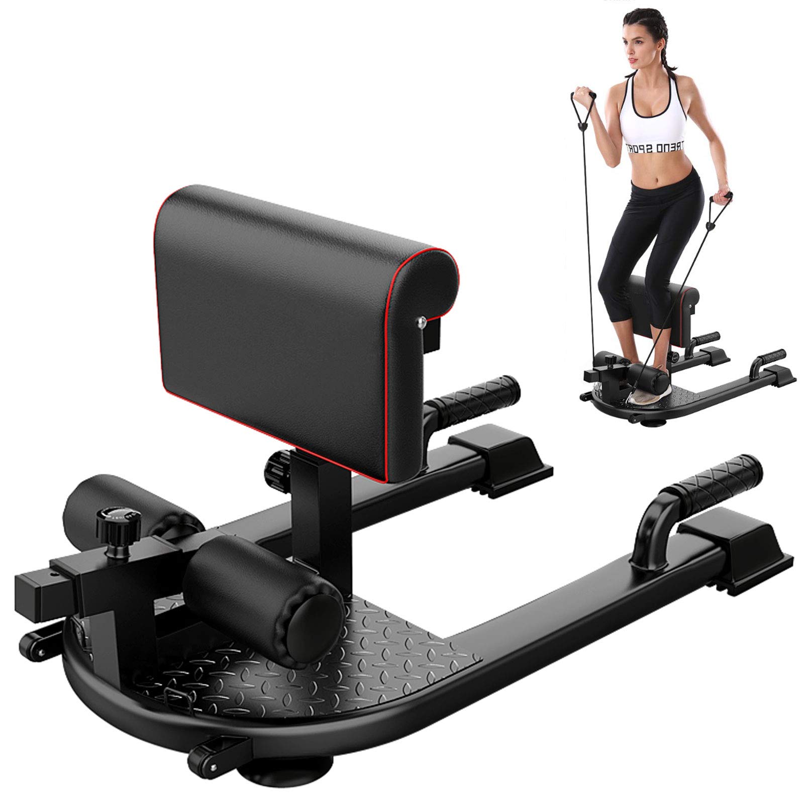 Amazon | シシースクワットベンチ、ホームジム用多機能シシー