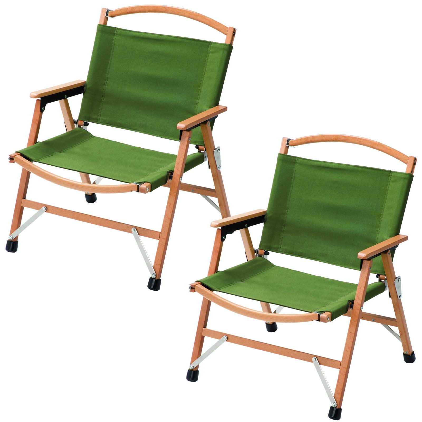 Amazon.co.jp: Hilander(ハイランダー) ウッドフレームチェア コットン