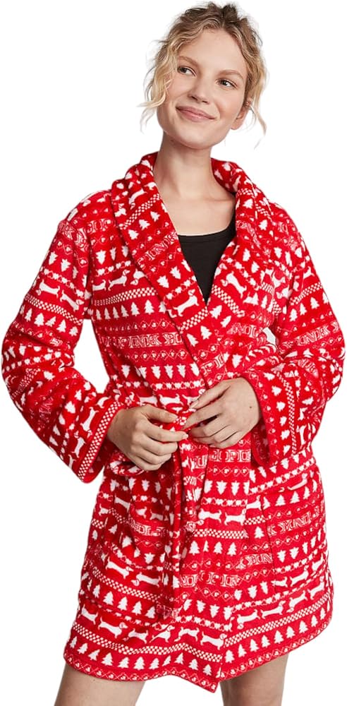 Victoria's Secret Short Cozy Robe, Women's Lingerie (XS-XXL) (US
