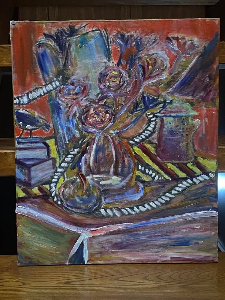 Amazon.co.jp: 油絵 油彩画 F8 高校生が描いた絵 美術 : 文房具