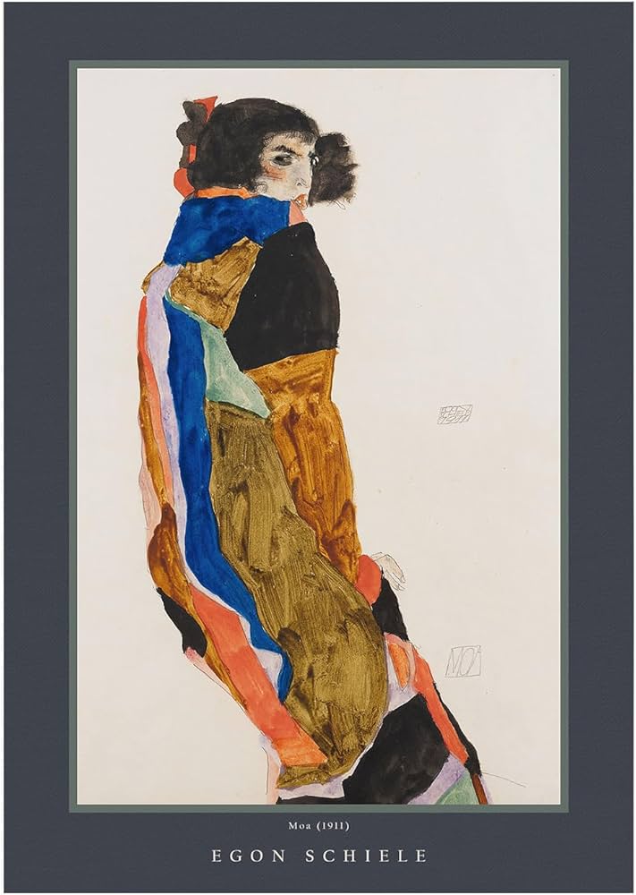 Egon Schiele、エゴン・シーレ【MADCHENKOPF】