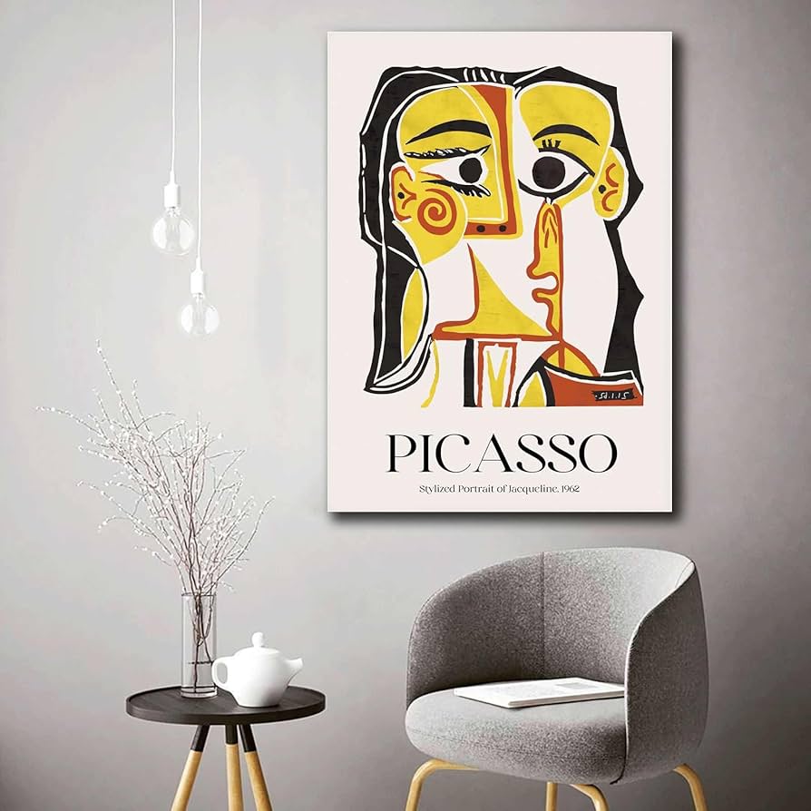 Amazon.com: SFXLUCART Poster Wall Art Print Pablo Picasso Color