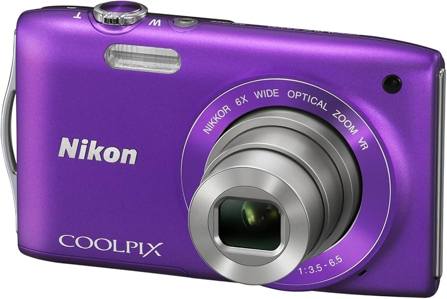 Nikon Coolpix S3300 Digital Camera - Purple 2.7 inch LCD: Amazon